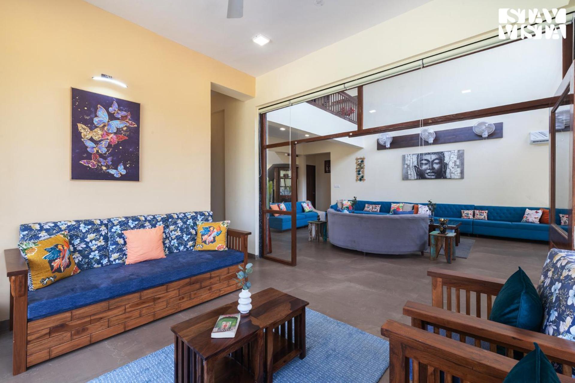 Stayvista'S Hillside Meadows - Mountainside Retreat With Farm View, Pool & Deck, Lawn & Gazebo Chinchavli Екстериор снимка